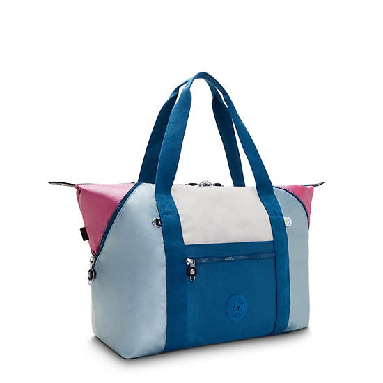 Torby Tote Kipling Art Medium ART Medium Turkusowe Szare | PL 1455NW